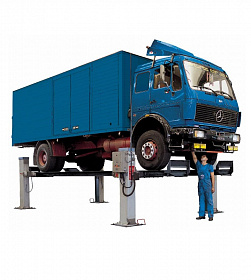 На сайте Трейдимпорт можно недорого купить Подъёмник четырехстоечный, электромеханический, г/п 20 т SPACE SQ40E. 